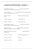 Anatomy and Physiology - chapter 3 Exam Questions With Correct Detailed Answers&comma;