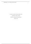 NR 504 Week 7 Assignment&semi; Leadership Style and Change Advocacy Statement Essay