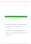 NSG4055 WEEK 5 KNOWLEDGE CHECK QUIZ / NSG 4055 WEEK 5 KNOWLEDGE CHECK QUIZ (LATEST): SOUTH UNIVERSITY |100% CORRECT Q & A, DOWNLOAD TO SECURE HIGHSCORE|