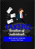 TAX3702 Memo Pack with notes
