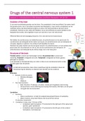 Drugs of the central nervous system course notes part 1