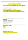 ATI FUNDAMENTALS PRACTICE B &vert; GRADED A