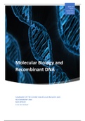 Molecular Biology and Recombinant DNA (NWI-BP010C) Radboud University