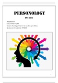 PYC4804 - Personology: Assignment 05 ( Received 93%). Psychological questionnaire