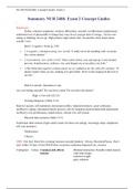 Summary NUR 2488- Exam 2 Concept Guide,GRADED A.