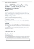 NR 601 Week 2 COPD Case Study Part 1 &lpar; Summer 2020