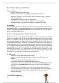 Hoorcollege 1 t/m 8 samengevat