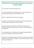 HR BU354 Final Detailed Questions And Expert Answers 2024