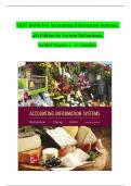 TEST BANK For Accounting Information Systems 4th Edition by Vernon Richardson&comma; Verified Chapters 1 - 17&comma; Complete Newest Version