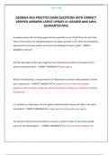 GEORGIA MLS PRACTICE EXAM QUESTIONS WITH CORRECT VERIFIED ANSWERS LATEST UPDATE A&plus; GRADED AND 100&percnt; GUARANTEE PASS