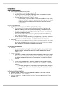 Lecture notes Year 1 Obligations Law &lpar;Lecture and PBL Notes&rpar; 