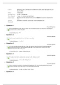 NURS-6512N Advanced Health Assessment 2021 Final Exam&lpar;Attempt Score&Tab;99 out of 100 points &rpar;