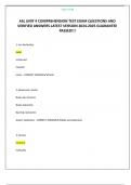 ASL UNIT 4 COMPREHENSION TEST EXAM QUESTIONS AND VERIFIED ANSWERS LATEST VERSION 2024-2025 GUARANTEE PASSED&excl;&excl;&excl;