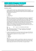 NSG 3023 Chapter 18 QUIZ &vert; VERIFIED GUIDE
