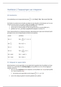 Moderne Wiskunde 6 VWO B Hoofdstuk 2 Toepassingen van integreren