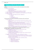 NSG 310 FINAL EXAM STUDY GUIDE &vert; LATEST GUIDE 