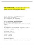 W96&sol;S96 FDNY Portable fire extinguisher sales Exam 2024&sol;2025 with Verified Answers&period;