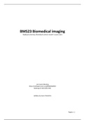 Summary  BMS23 Biomedical imaging (BMS23 2021 Radboud university)
