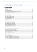 Samenvatting De kern van het ondernemingsrecht, ISBN: 9789013151800  Ondernemingsrecht 1