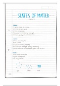 A Level Chemistry Chapter 5 - States Of Matter