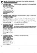 ATI RN CONCEPT BASED ASSESSMENT LEVEL 4 PROCTORED EXAM 2024-2025 ALL 150 QUESTIONS AND CORRECT DETAILED ANSWERS WITH RATIONALES
