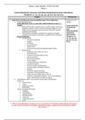 NR324- Adult Health I- STUDY GUIDE VERIFIED LATEST UPDATE