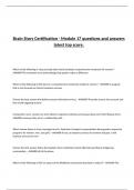 Brain Story Certification - Module 17 questions and answers latest top score&period;