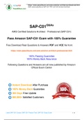 Amazon SAP-C01 Practice Test, SAP-C01 Exam Dumps 2021 Update
