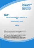 BNU1501 ASSIGNMENT 1 SEMESTER 1&2 OF 2021