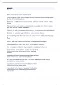 BMP EXAM WITH CORRECT ANSWERS 2024