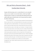 HSA 546 Week 4  &vert; HSA546 Module 4  Discussion &lpar;latest&rpar; &ndash; South Carolina State University