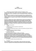 NR 503 Epidemiology Midterm Study Guide