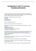 Straighterline A and P 2 Cum Exam Questions and Answers&period;