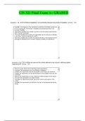 CIS 321 Final Exam A&plus; GRADED