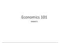 Economics 101 - Markets