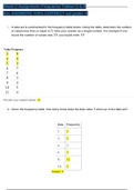 MATH 225N Week 2 Assignment: Frequency Tables (Q & A)  ALL ANSWERS 100% CORRECT aid grade A