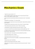 Exam &lpar;elaborations&rpar; Mechanics-NEIEP 