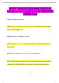 MCAT - General Chemistry Questions and Answers &vert; Latest Version &vert; 2024&sol;2025  &vert; 100&percnt; Pass