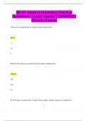 MCAT General Chemistry Practice Questions &vert; Latest Update &vert; 2024&sol;2025 &vert;  Already Passed