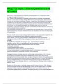 Mng3702 topic 1 Exam Questions and Answers