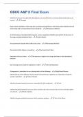 CSCC EXAM PACKAGE DEAL QUESTIONS & ANSWERS RATED A&plus;
