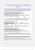 INET HESI RN V3 ACTUAL TEST PROCTORED EXAM