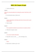 HIEU 201 Chapter 10 quiz / HIEU201 Chapter 10 quiz (Latest-2020) : Liberty University (100% Correct Answers, Best Document for Preparation)