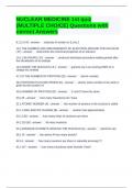 NUCLEAR MEDICINE 1st quiz &lpar;MULTIPLE CHOICE&rpar; Questions with correct Answers