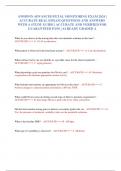 AWHONN ADVANCED FETAL MONITORING EXAM &vert; ACCURATE REAL EDXAM QUESTIONS AND ANSWERS WITH A STUDY GUIDE &vert; ACCURATE AND VERIFIED FOR GUARANTEED PASS &vert; ALREADY GRADED A