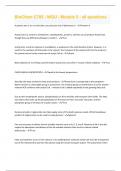 BioChem C785 - WGU - Module 5 - all questions and answers