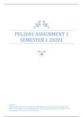 PVL2601 assignment 1 semester 1 2021