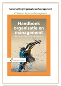 samenvatting H7 Human Resource Management met leeruitleg! | Handboek Organisatie en Management | Jos Marcus & Nick van Dam | ISBN 97890018956000