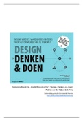 Samenvatting tools (incl. canvassen), extra's en insidertips 'Design, Denken & Doen' Innovatieleer