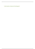 Eindopdracht Information Analysis